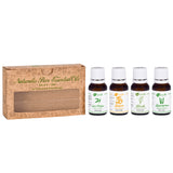 Natural Insect Repellent Essential Oil Set of 4 By Naturalis (Lemon Eucalyptus Oil, Lemon Oil, Citronella Oil, Lemongrass Oil) - Pure & Natural