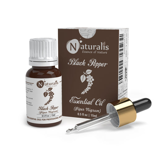 Black Pepper Essential Oil by Naturalis - Pure & Natural - Naturalis