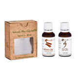 Naturalis Essential Oil Gift Pack of 2-30ml (Vetiver Oil, Tea Tree Oil)