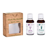 Lavender & Rosemary Essential Oil Set of 2 -30ml by Naturalis - Pure & Natural