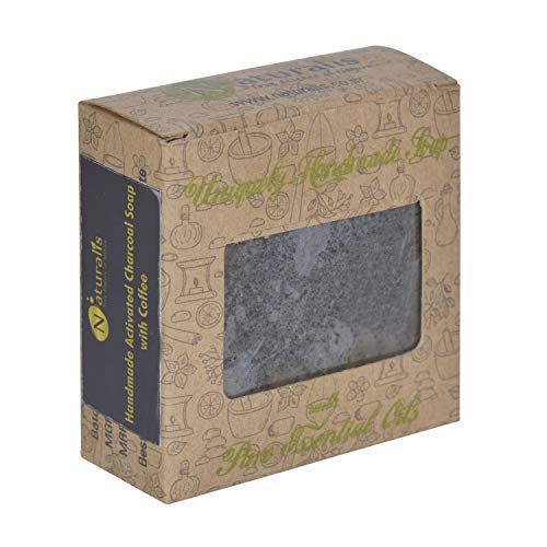 Handmade Charcoal Soap With Natural Coffee – For Cleansing And Skin Rejuvenation - Naturalis