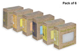 Handmade Soap with Natural Essential Oil Pack of Six - Vetiver, Lemon, Orange, Lavenser, Ylang Ylang, Musk
