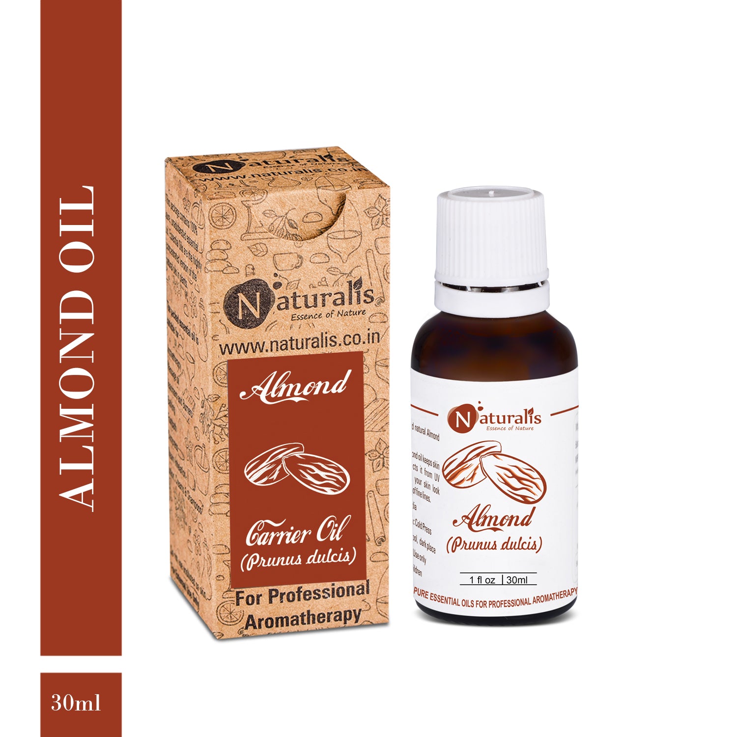Almond Carrier Oil by Naturalis - Pure & Natural - Naturalis