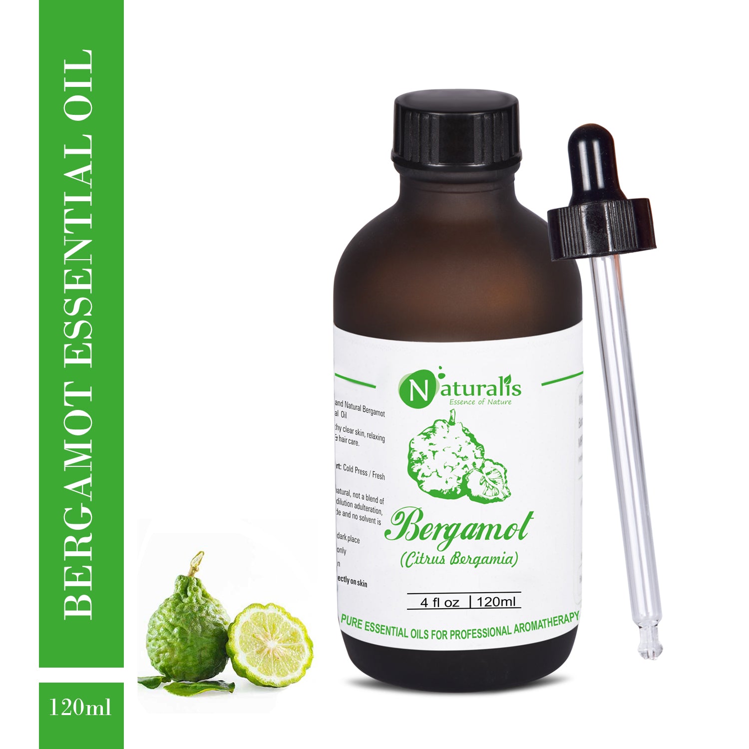 Bergamot Essential Oil by Naturalis - Pure & Natural - Naturalis