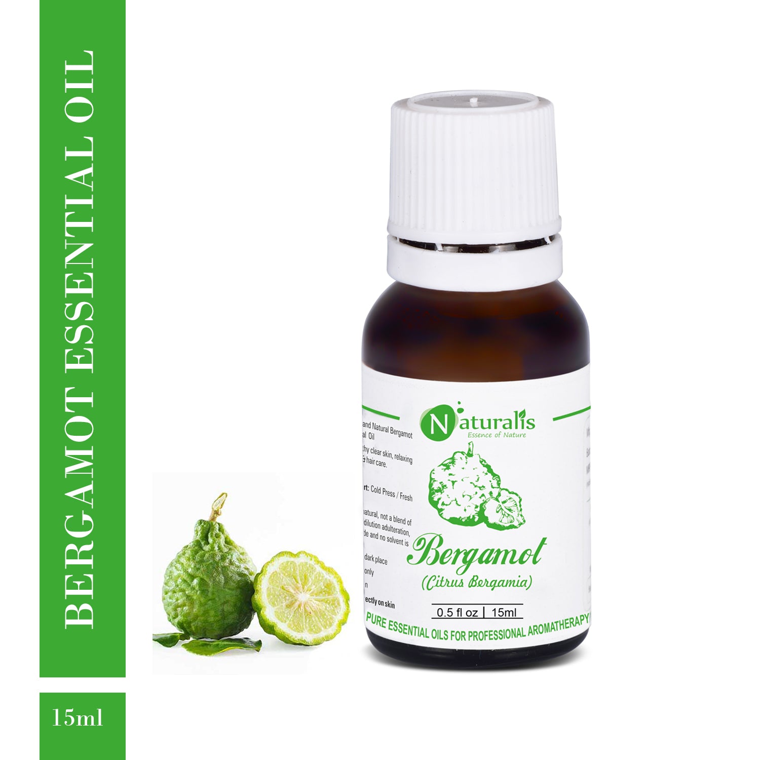 Bergamot Essential Oil by Naturalis - Pure & Natural - Naturalis
