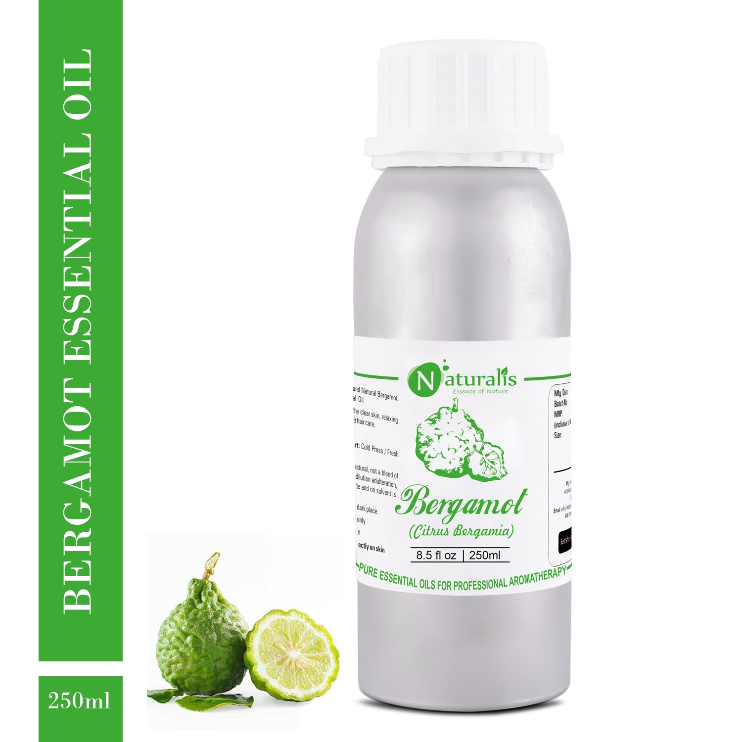 Bergamot Essential Oil by Naturalis - Pure & Natural - Naturalis