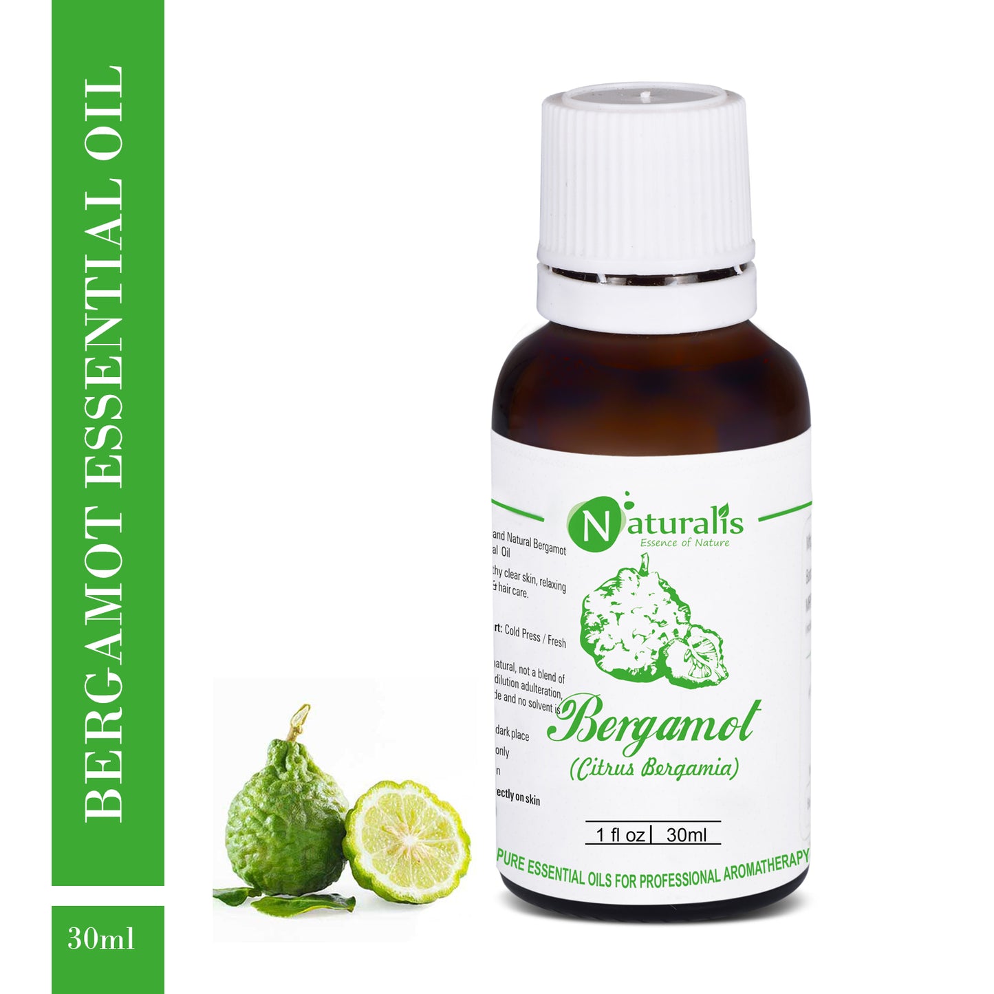 Bergamot Essential Oil by Naturalis - Pure & Natural - Naturalis