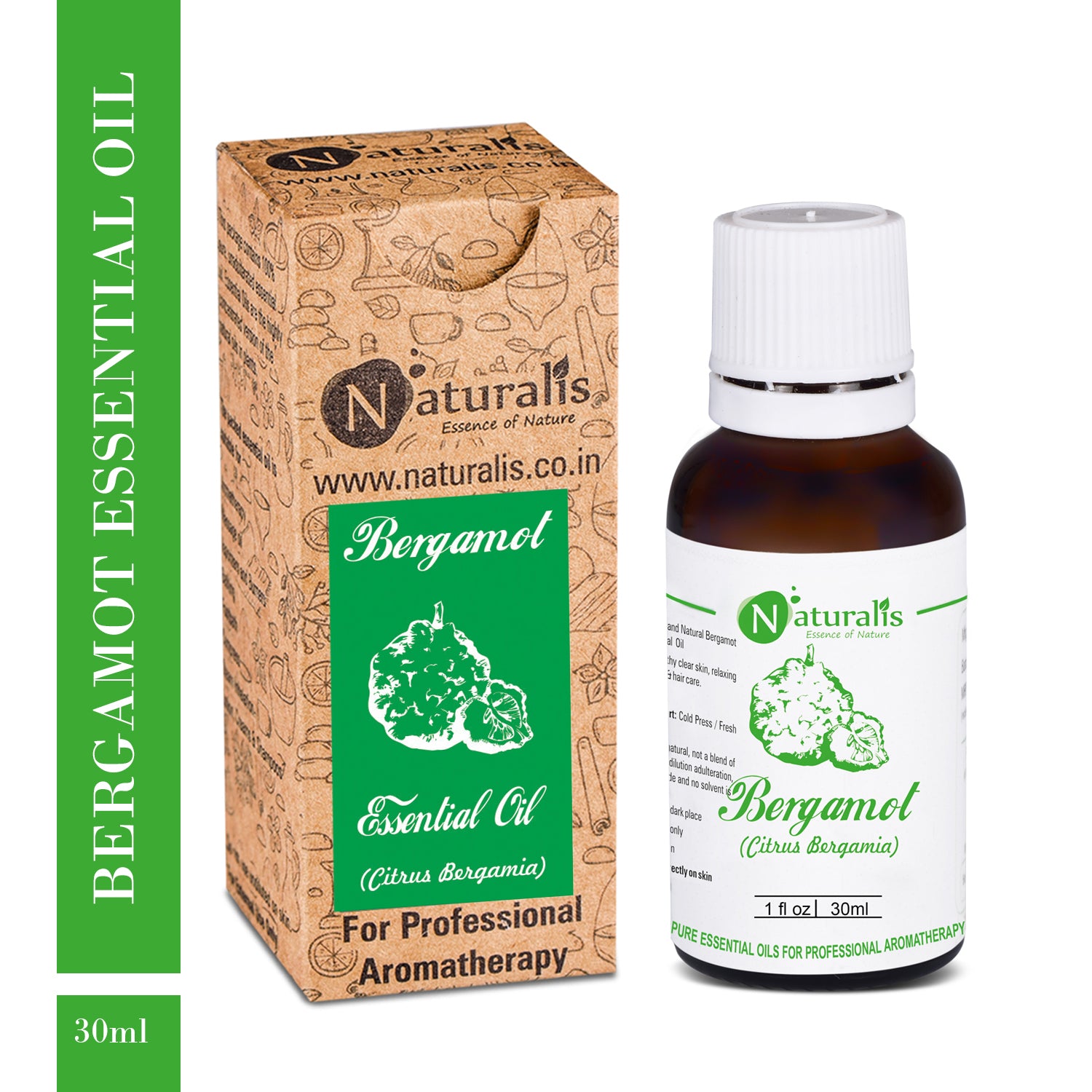 Bergamot Essential Oil by Naturalis - Pure & Natural - Naturalis
