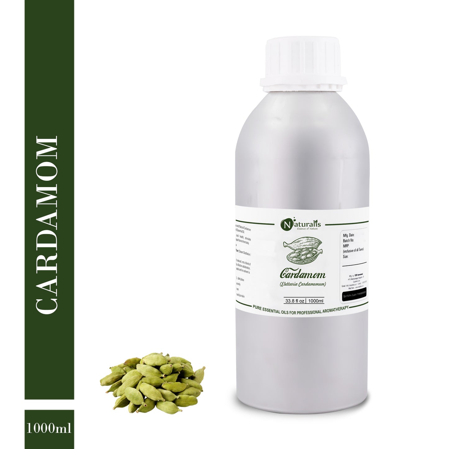 Naturalis Cardamom Essential Oil - Naturalis