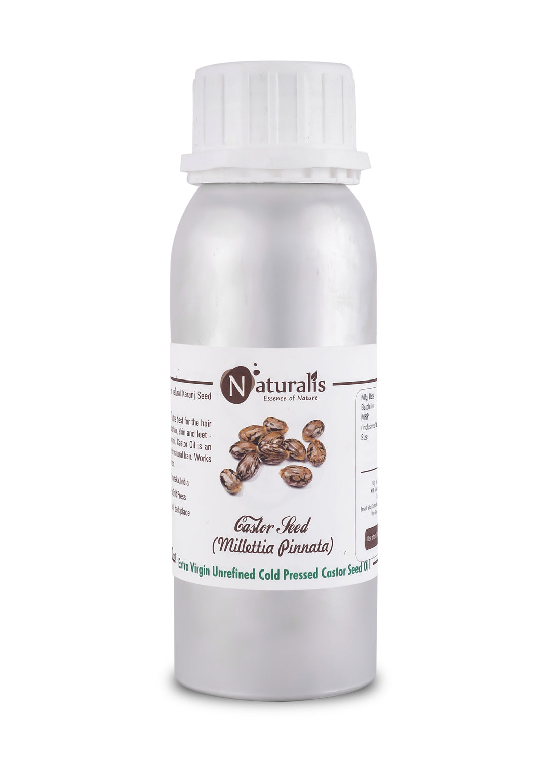 Naturalis Castor Oil For Skin & Hair Oil – Extra Virgin Cold Pressed - Naturalis