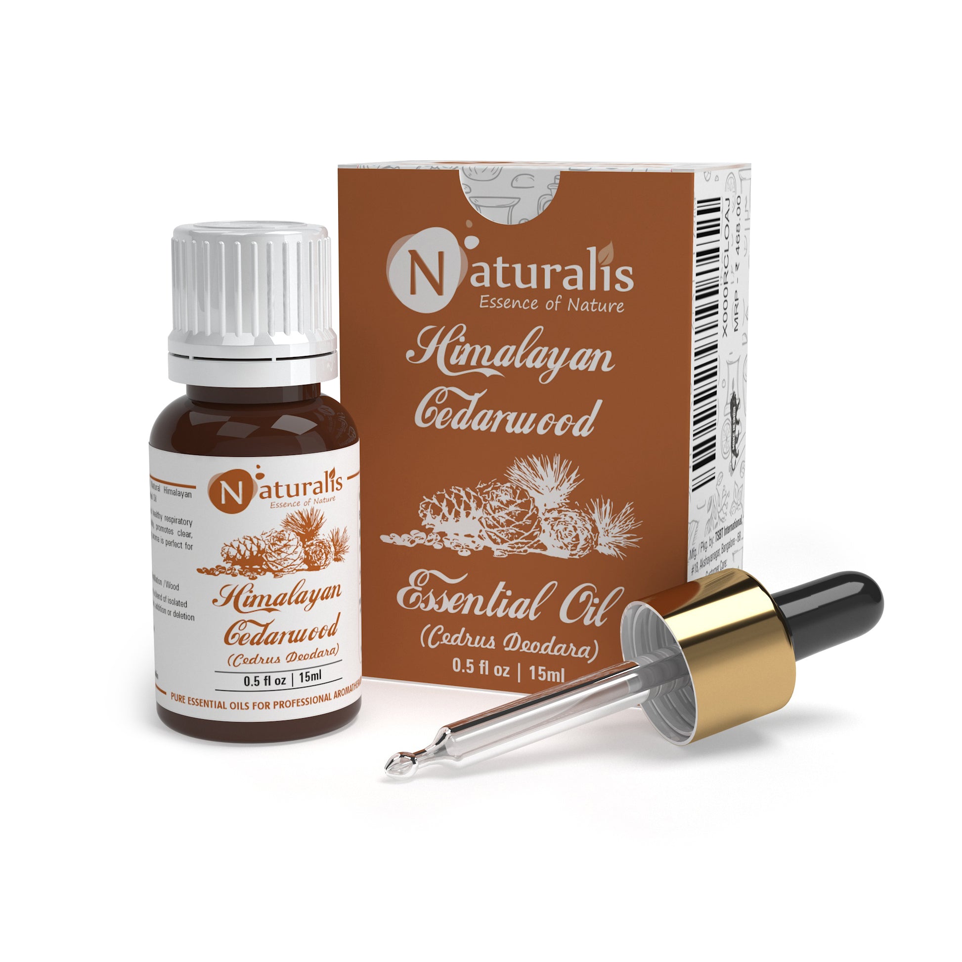Cedarwood Essential Oil by Naturalis - Pure & Natural - Naturalis
