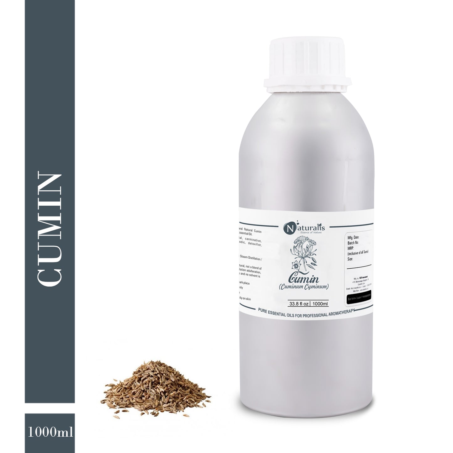 Naturalis Cumin Essential Oil - Naturalis