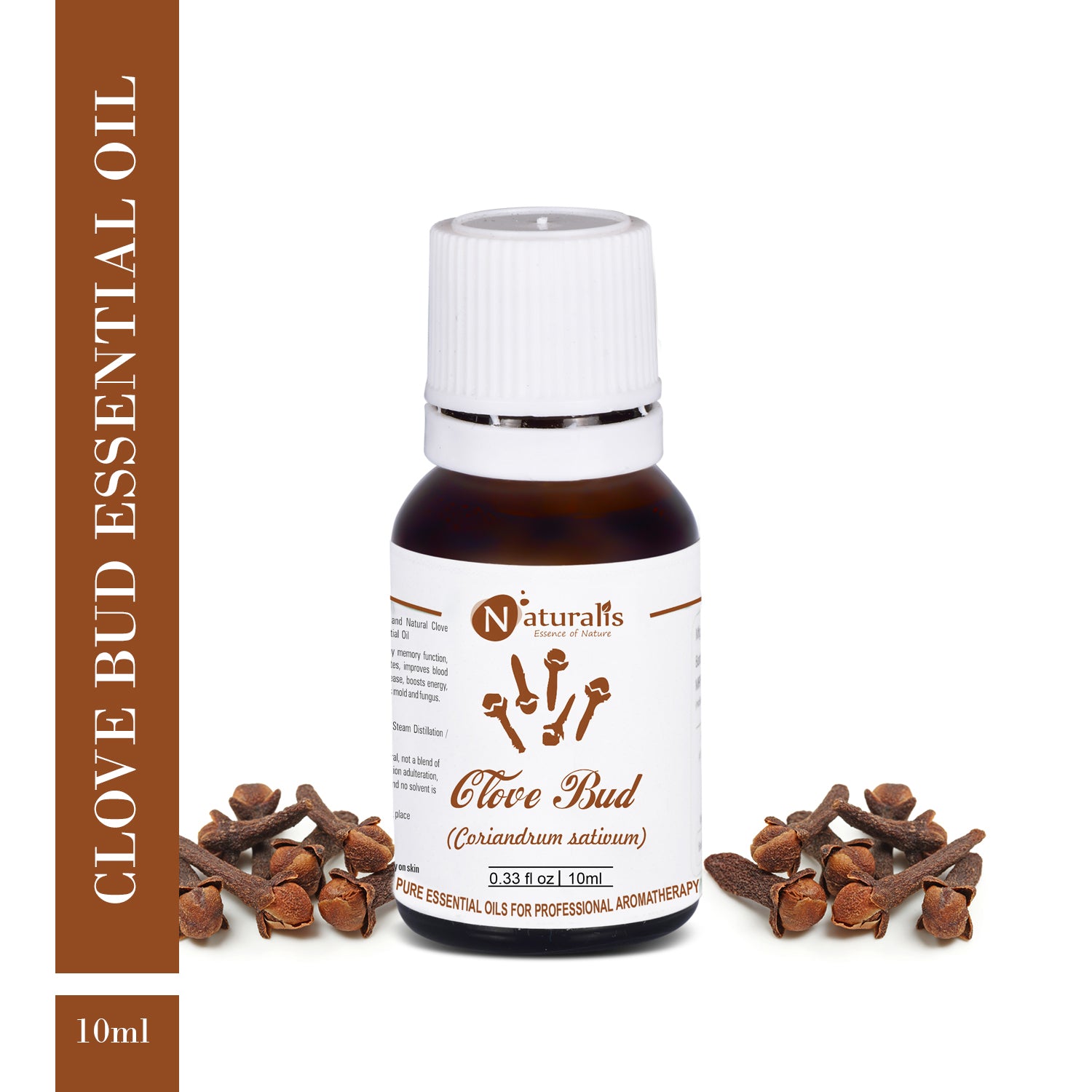 Clove Bud Essential Oil for Teeth and Gums by Naturalis- Pure & Natural - Naturalis