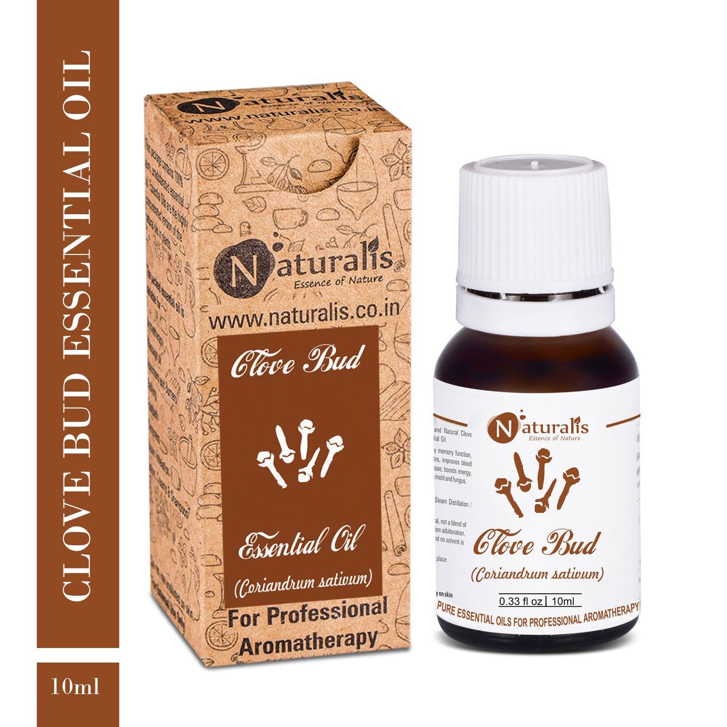 Clove Bud Essential Oil for Teeth and Gums by Naturalis- Pure & Natural - Naturalis