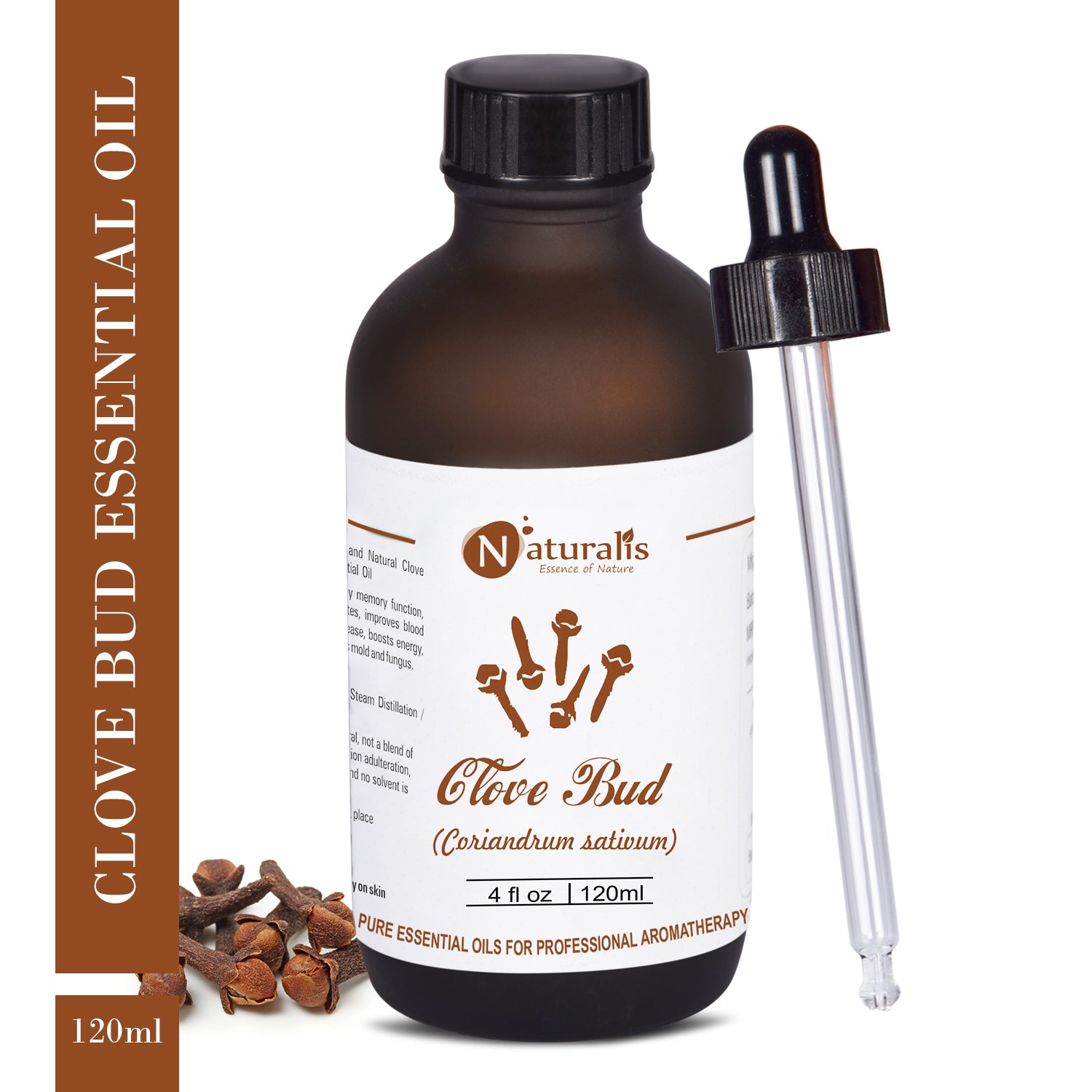Clove Bud Essential Oil for Teeth and Gums by Naturalis- Pure & Natural - Naturalis