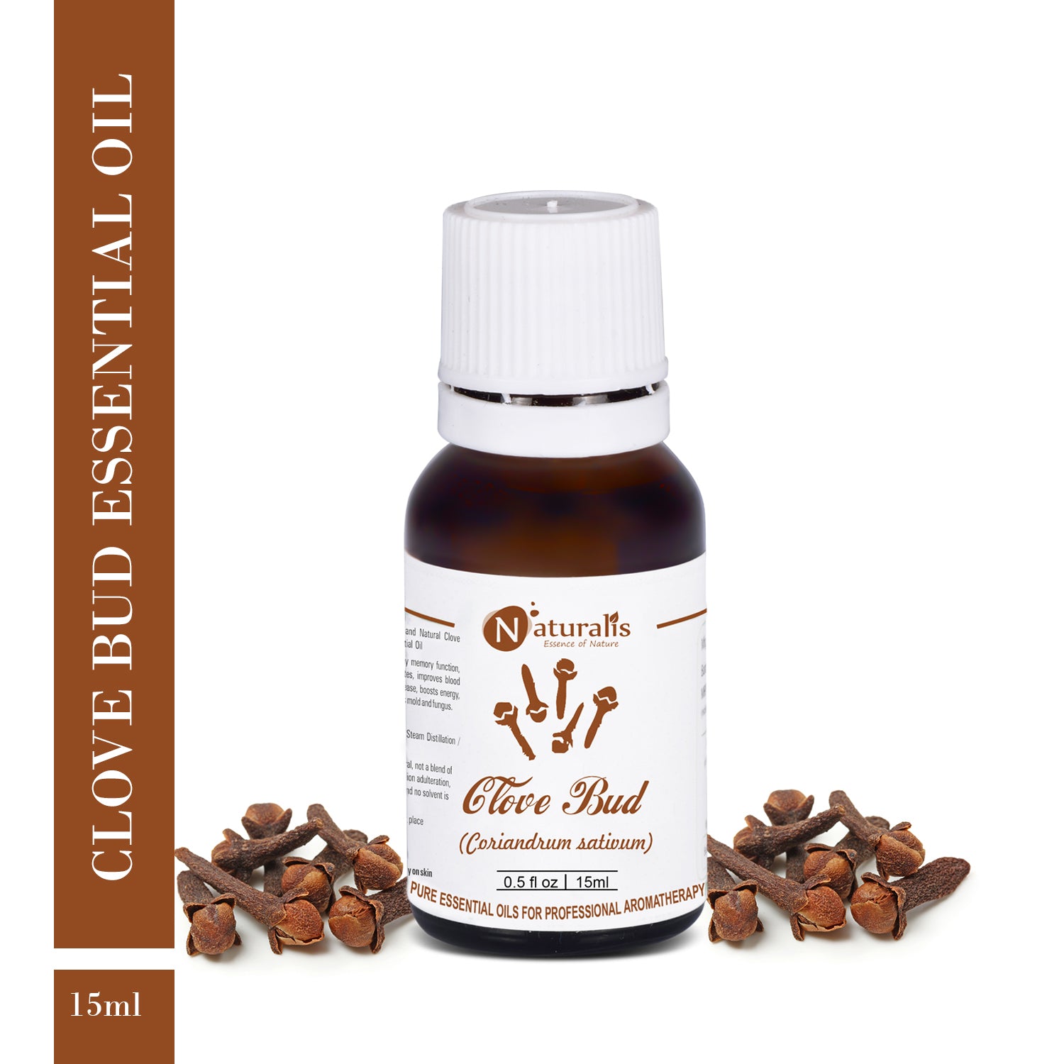 Clove Bud Essential Oil for Teeth and Gums by Naturalis- Pure & Natural - Naturalis