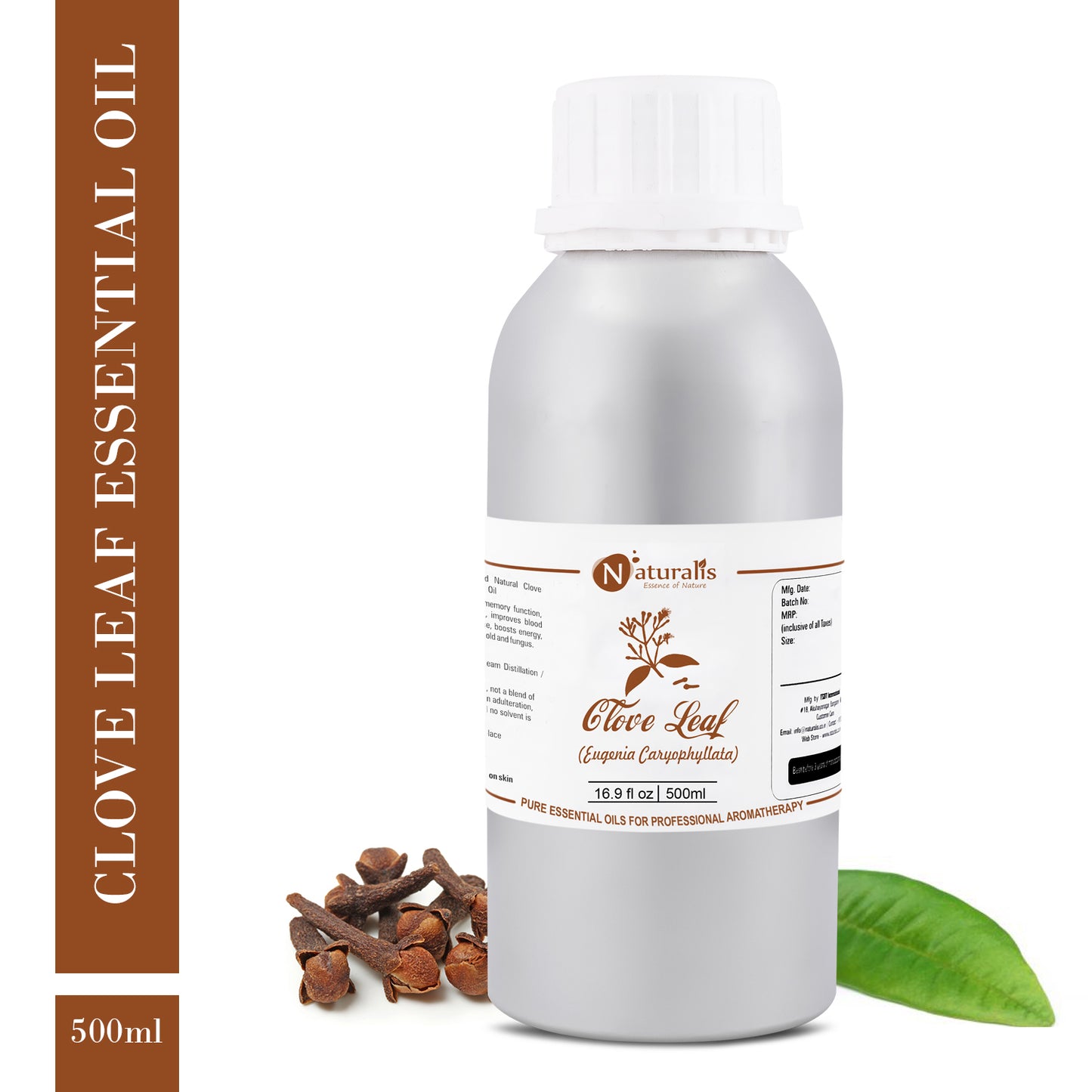 Clove Leaf Essential Oil by Naturalis - Pure & Natural - Naturalis