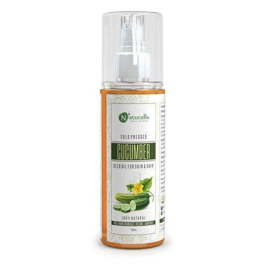 Naturalis 100% pure Cucumber Seed Carrier Oil for youthful skin, 200ml