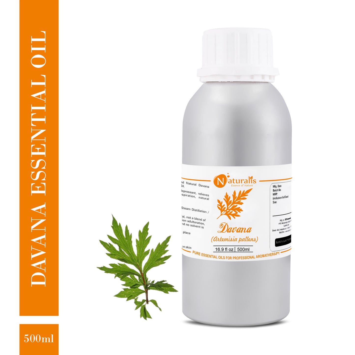Davana Essential Oil by Naturalis - Pure & Natural - Naturalis
