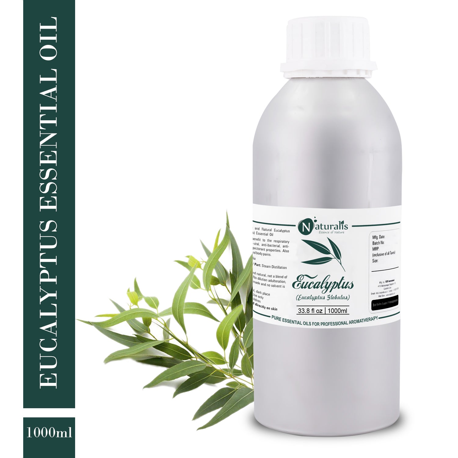 Eucalyptus Essential Oil by Naturalis - Pure & Natural - Naturalis