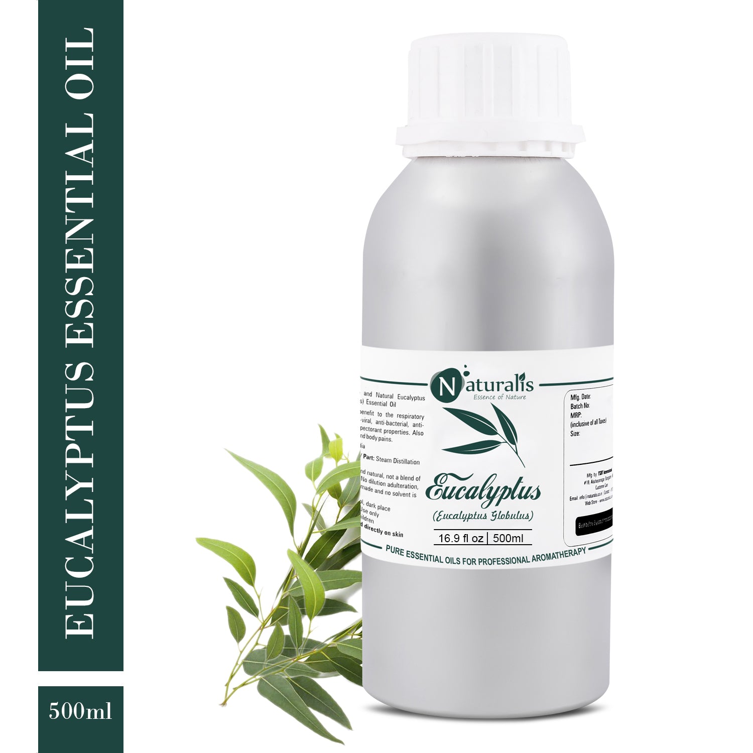 Eucalyptus Essential Oil by Naturalis - Pure & Natural - Naturalis