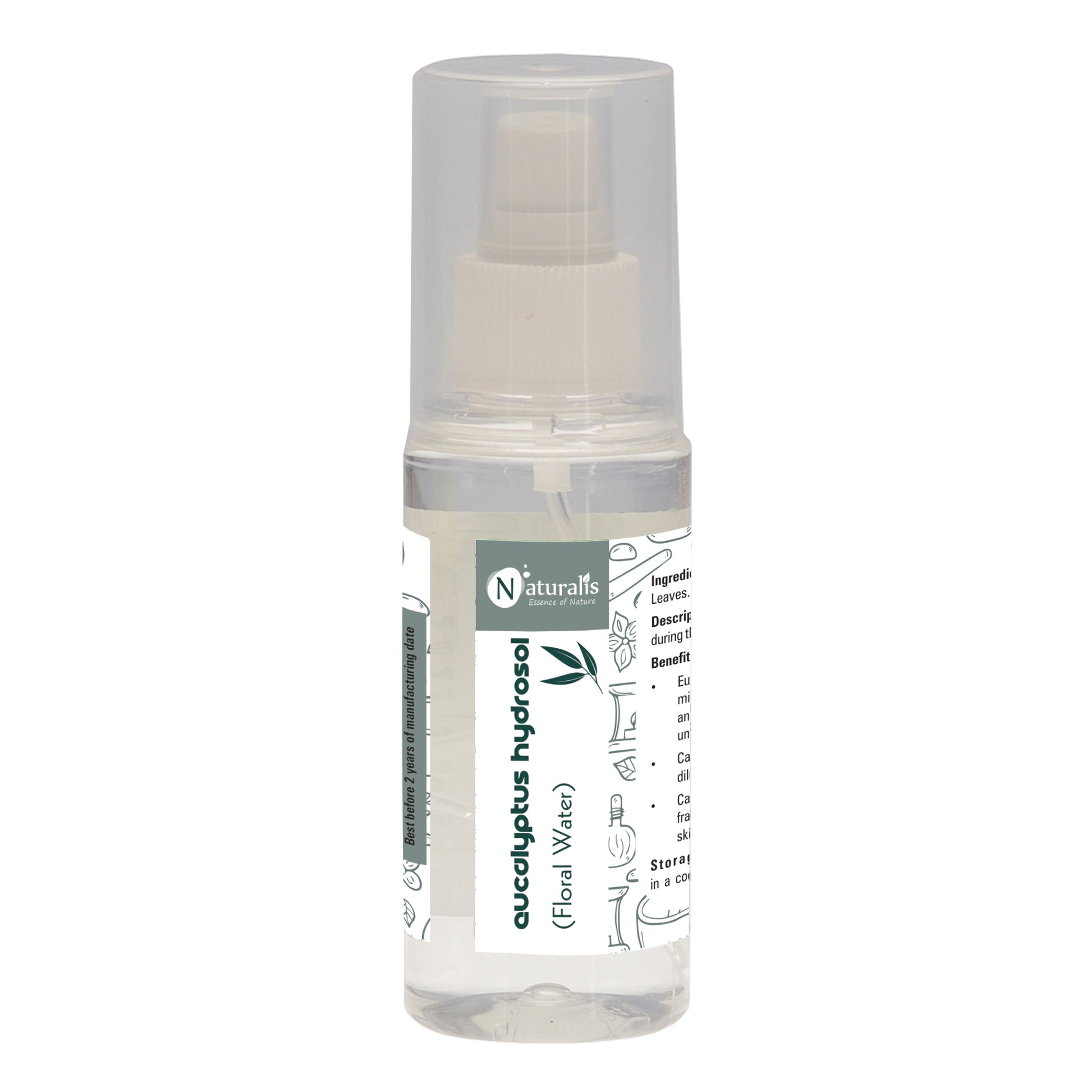 Naturalis Eucalyptus Hydrosol Spray - for Face and Body - Naturalis