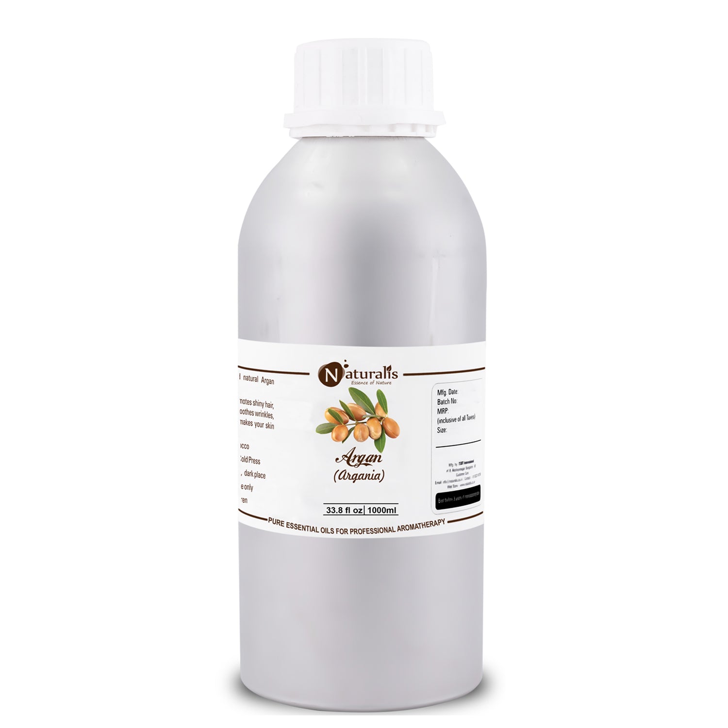 Argan Carrier Oil by Naturalis - Pure Natural - Naturalis