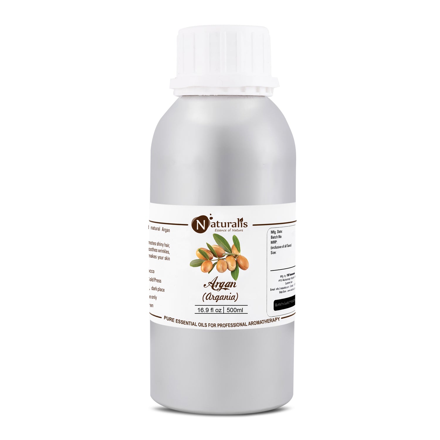 Argan Carrier Oil by Naturalis - Pure Natural - Naturalis