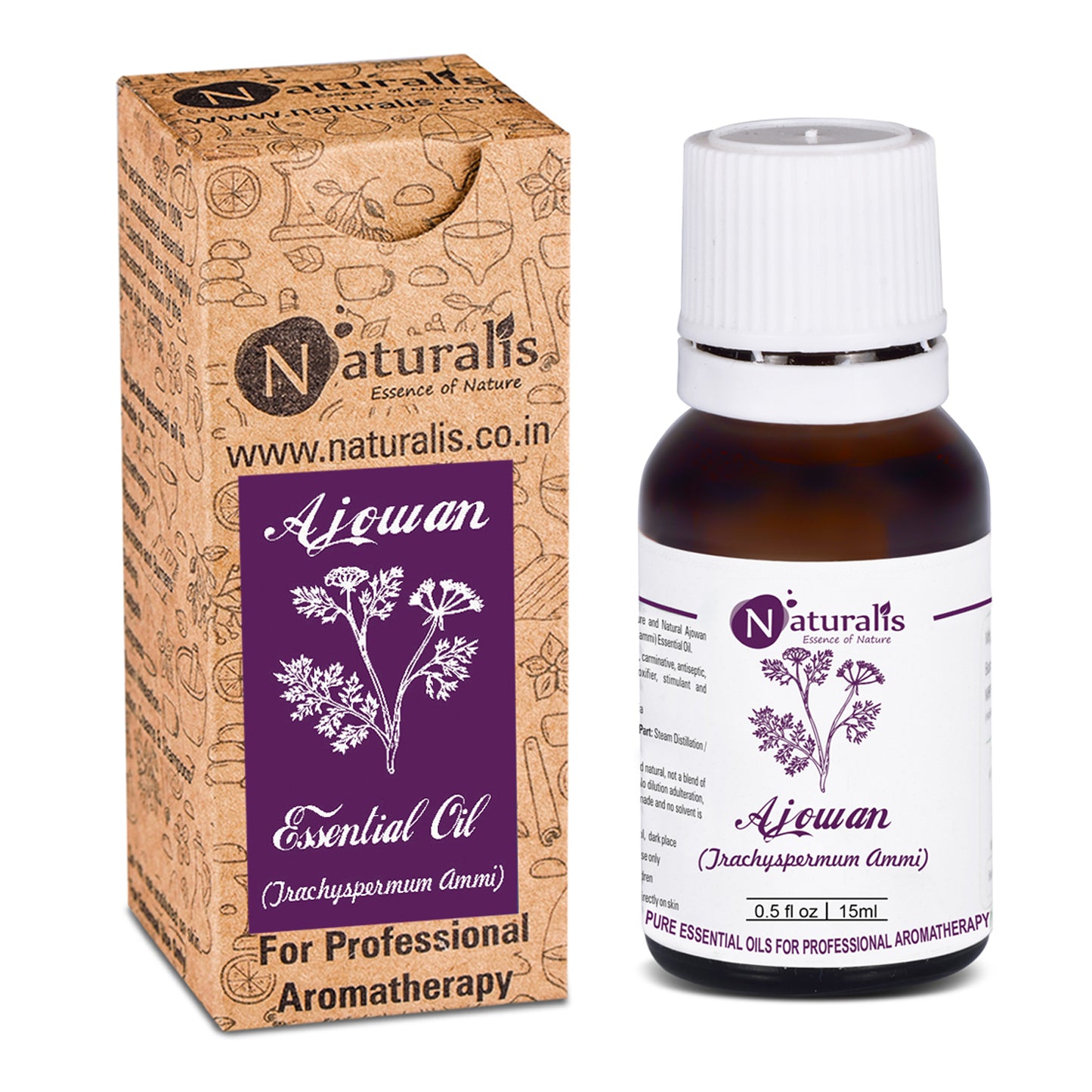 Naturalis Ajwain / Ajowan Essential Oil - Naturalis