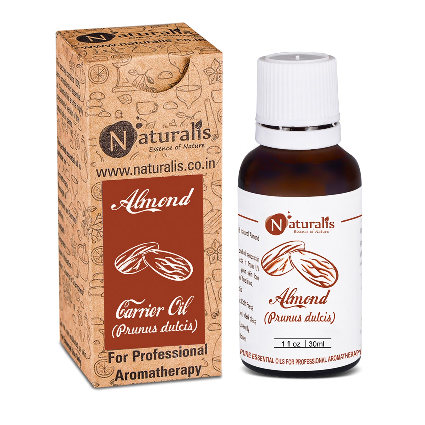 Almond Carrier Oil by Naturalis - Pure & Natural - Naturalis