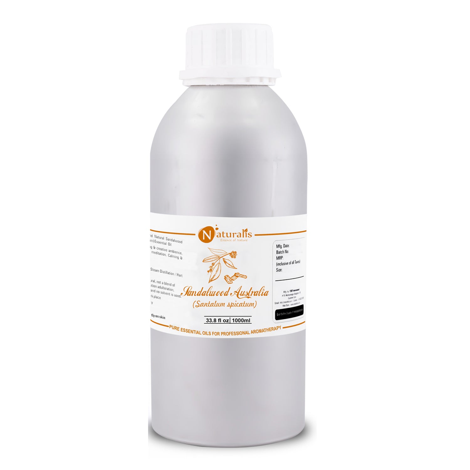 Sandalwood Essential (Australian) by Naturalis - Pure & Natural - Naturalis