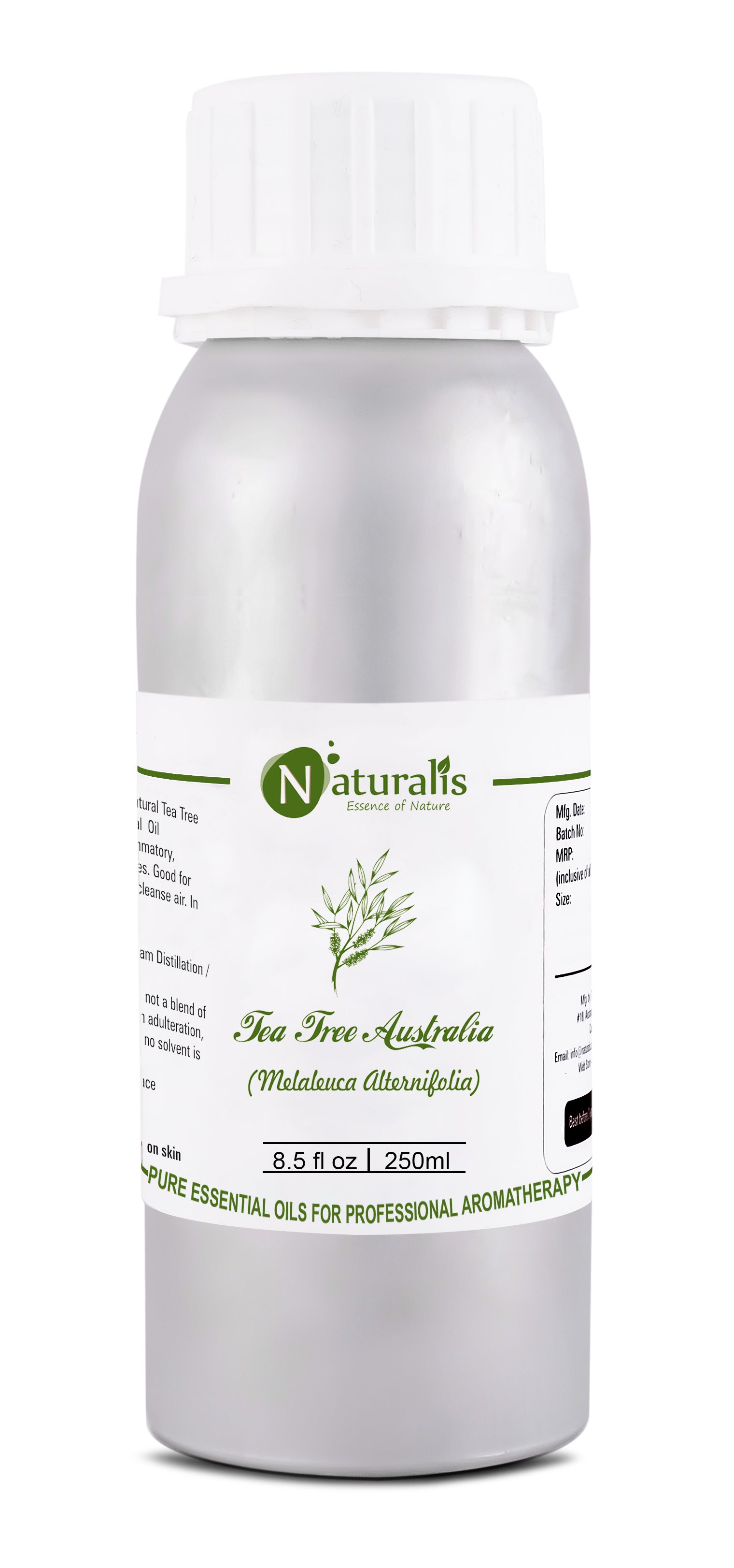 Naturalis Tea Tree Essential Oil - Premium High Grade Pure & Natural - Naturalis