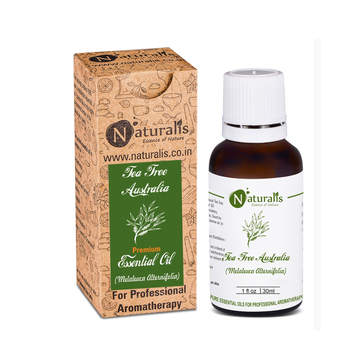 Naturalis Tea Tree Essential Oil - Premium High Grade Pure & Natural - Naturalis