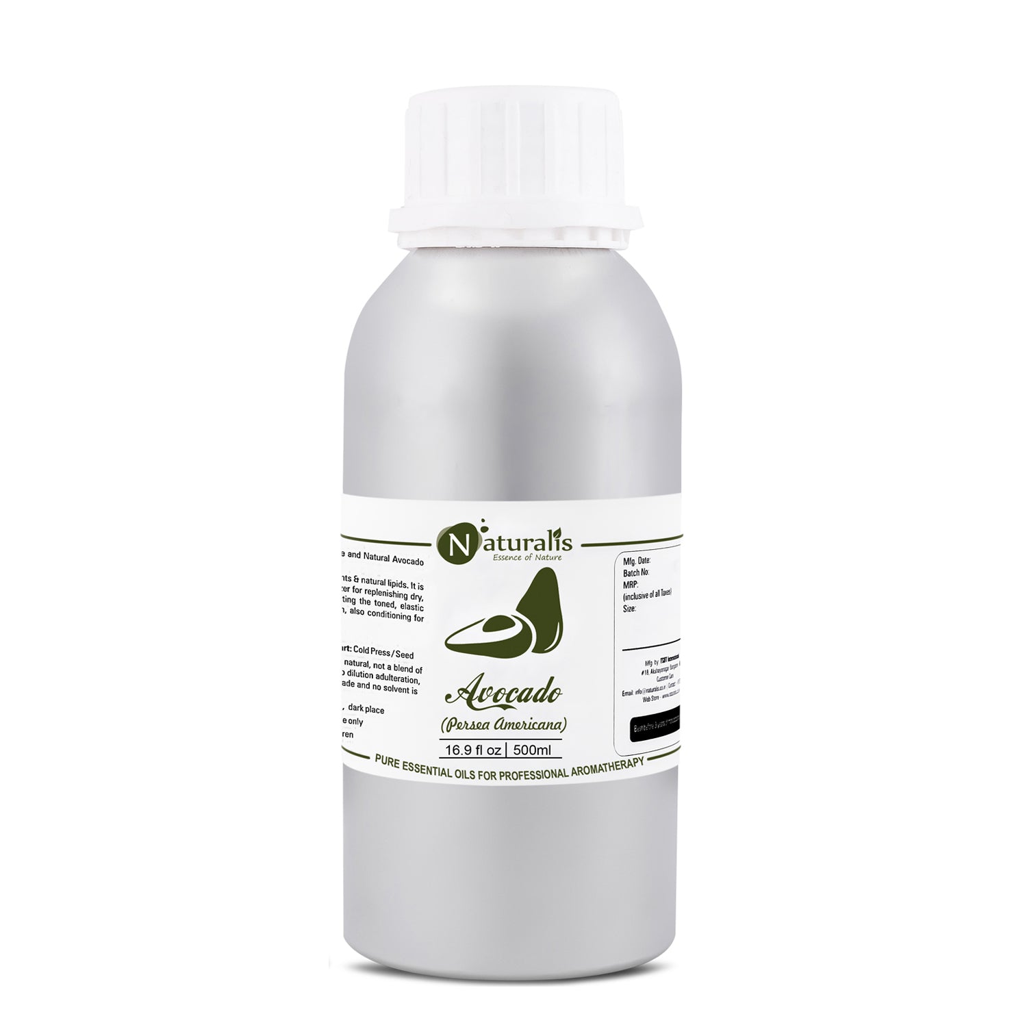 Avocado Carrier Oil by Naturalis - Pure Natural - Naturalis