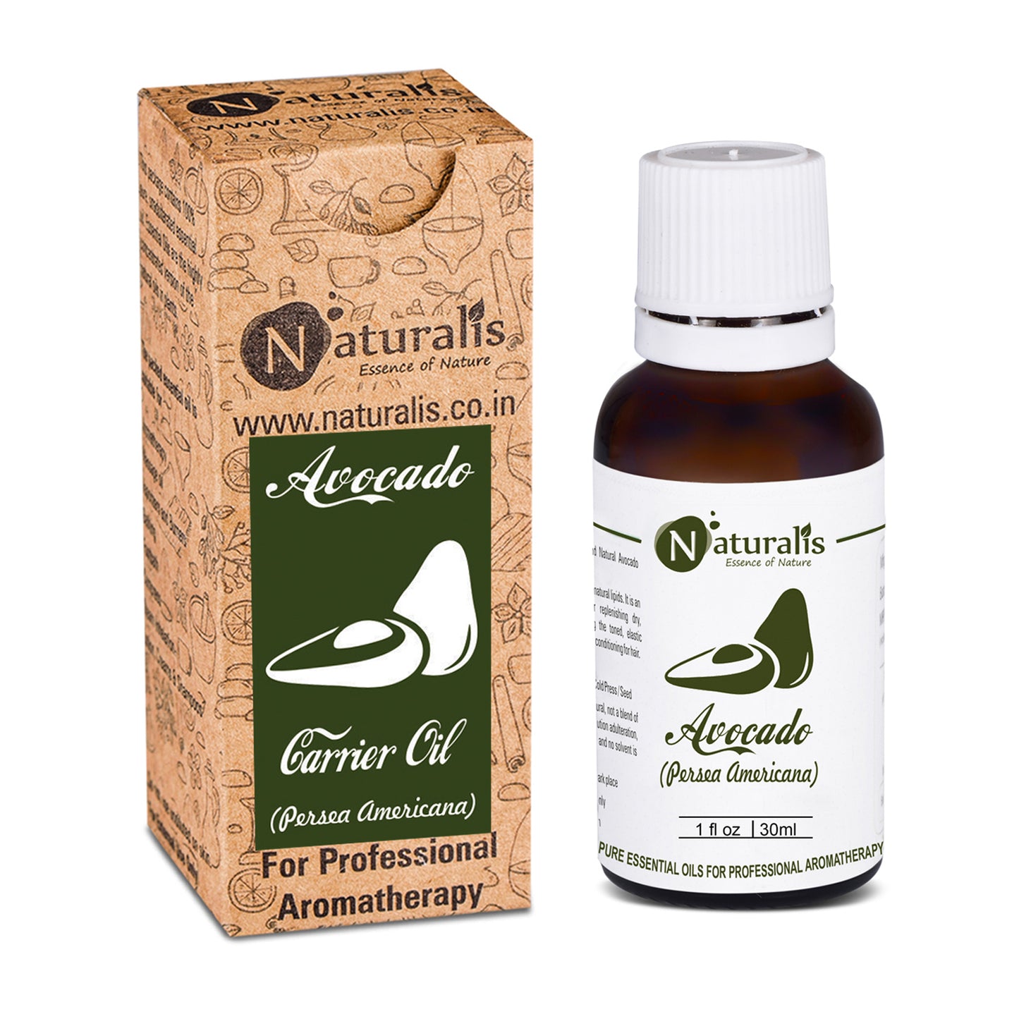 Avocado Carrier Oil by Naturalis - Pure Natural - Naturalis