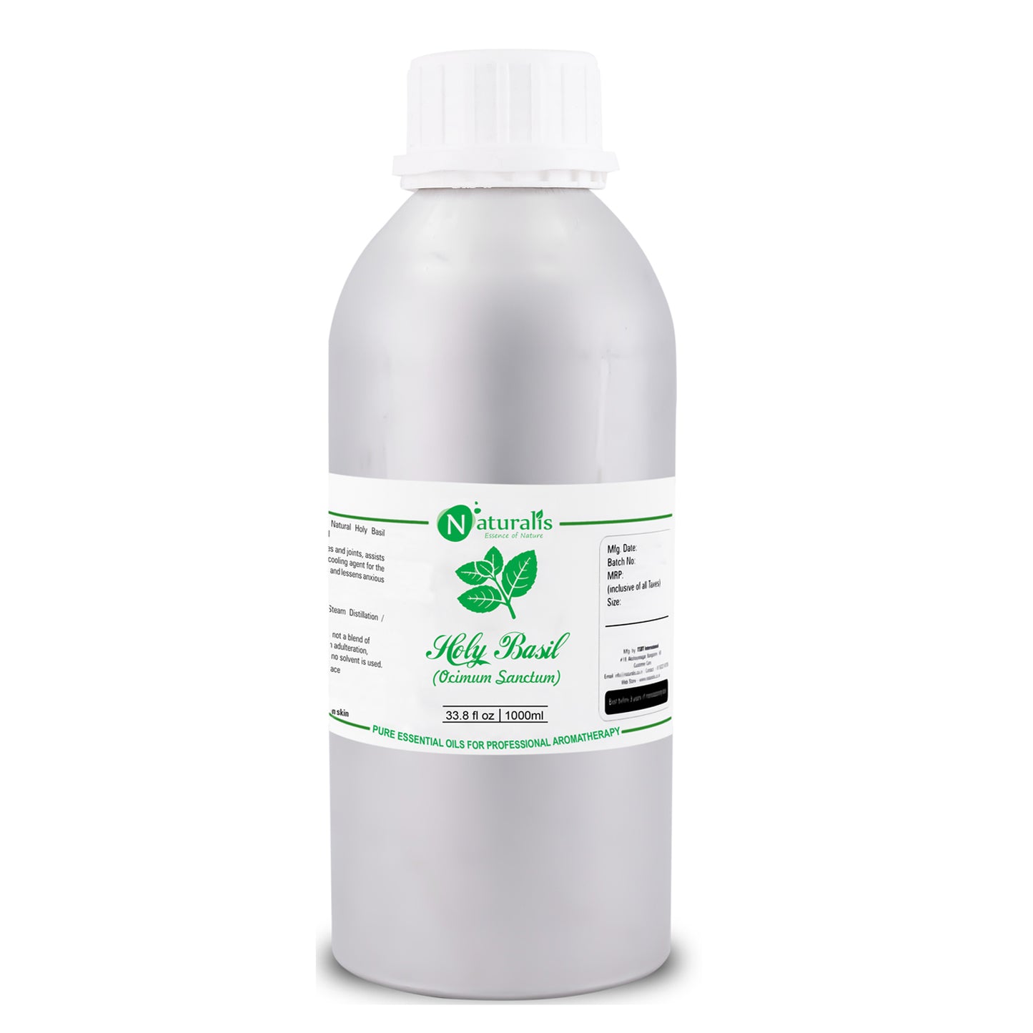 Holy Basil Essential Oil by Naturalis - Pure & Natural - Naturalis