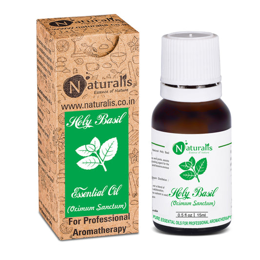 Holy Basil Essential Oil by Naturalis - Pure & Natural - Naturalis