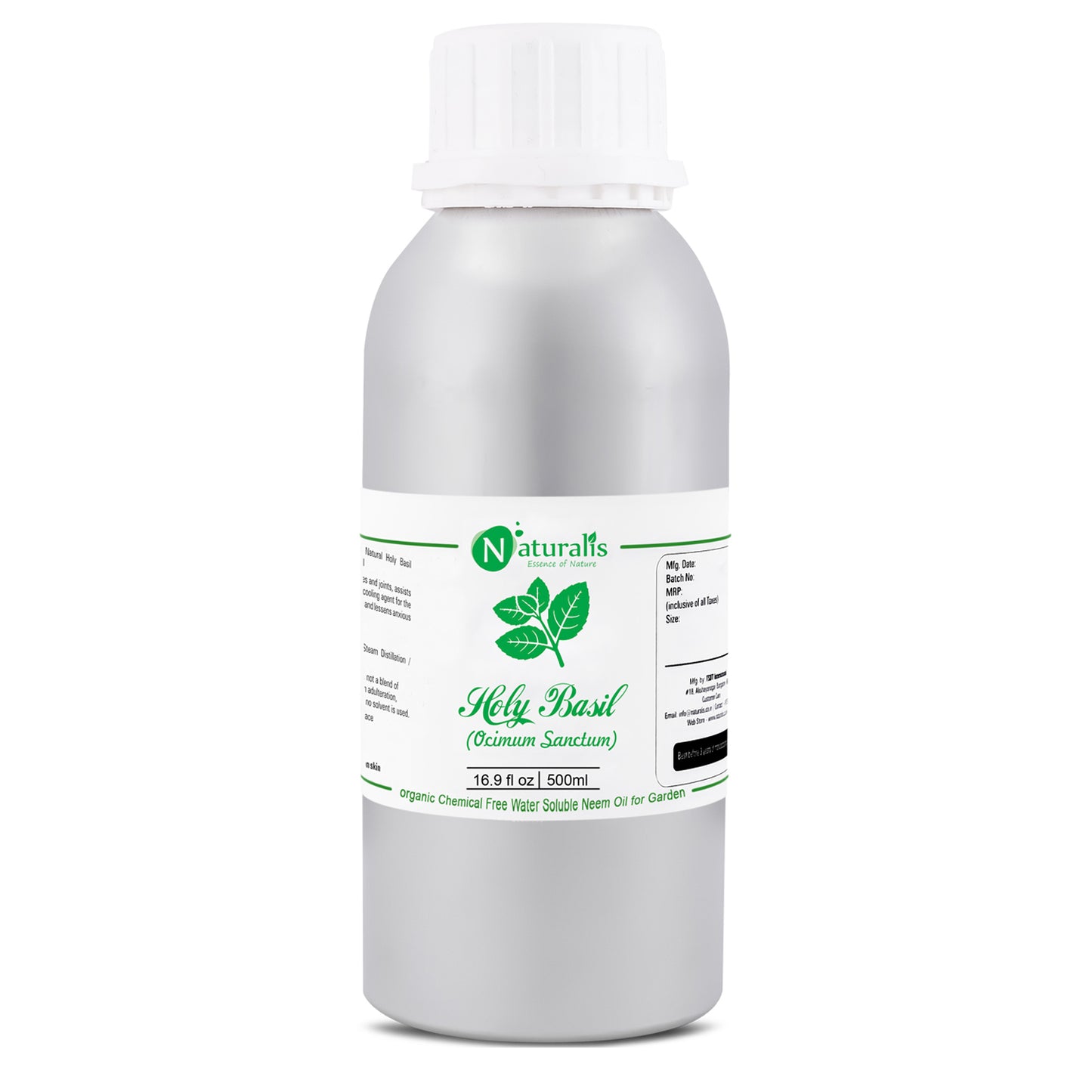 Holy Basil Essential Oil by Naturalis - Pure & Natural - Naturalis