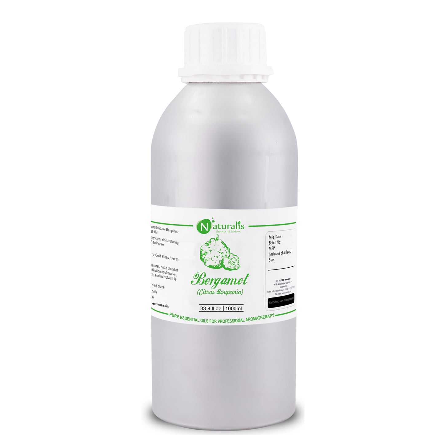 Bergamot Essential Oil by Naturalis - Pure & Natural - Naturalis