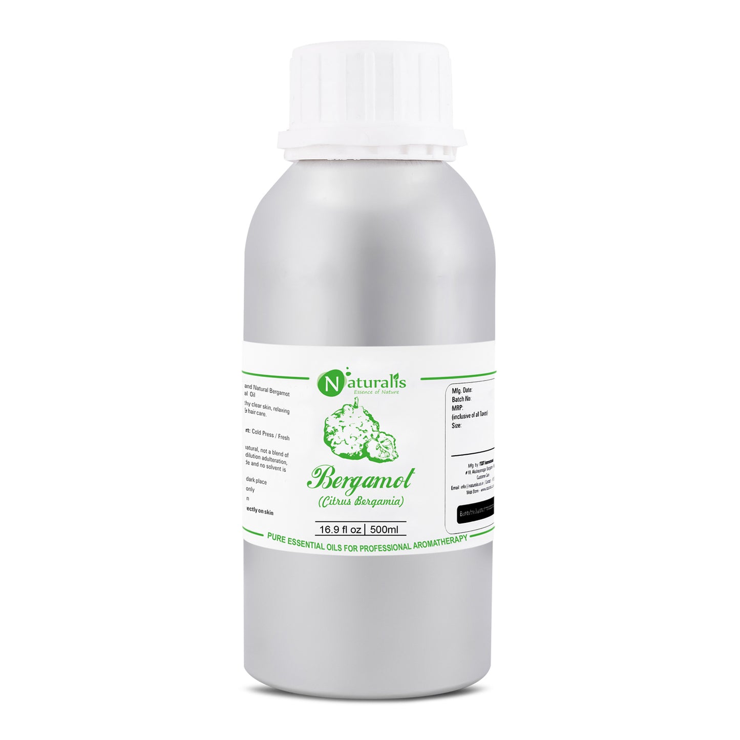 Bergamot Essential Oil by Naturalis - Pure & Natural - Naturalis