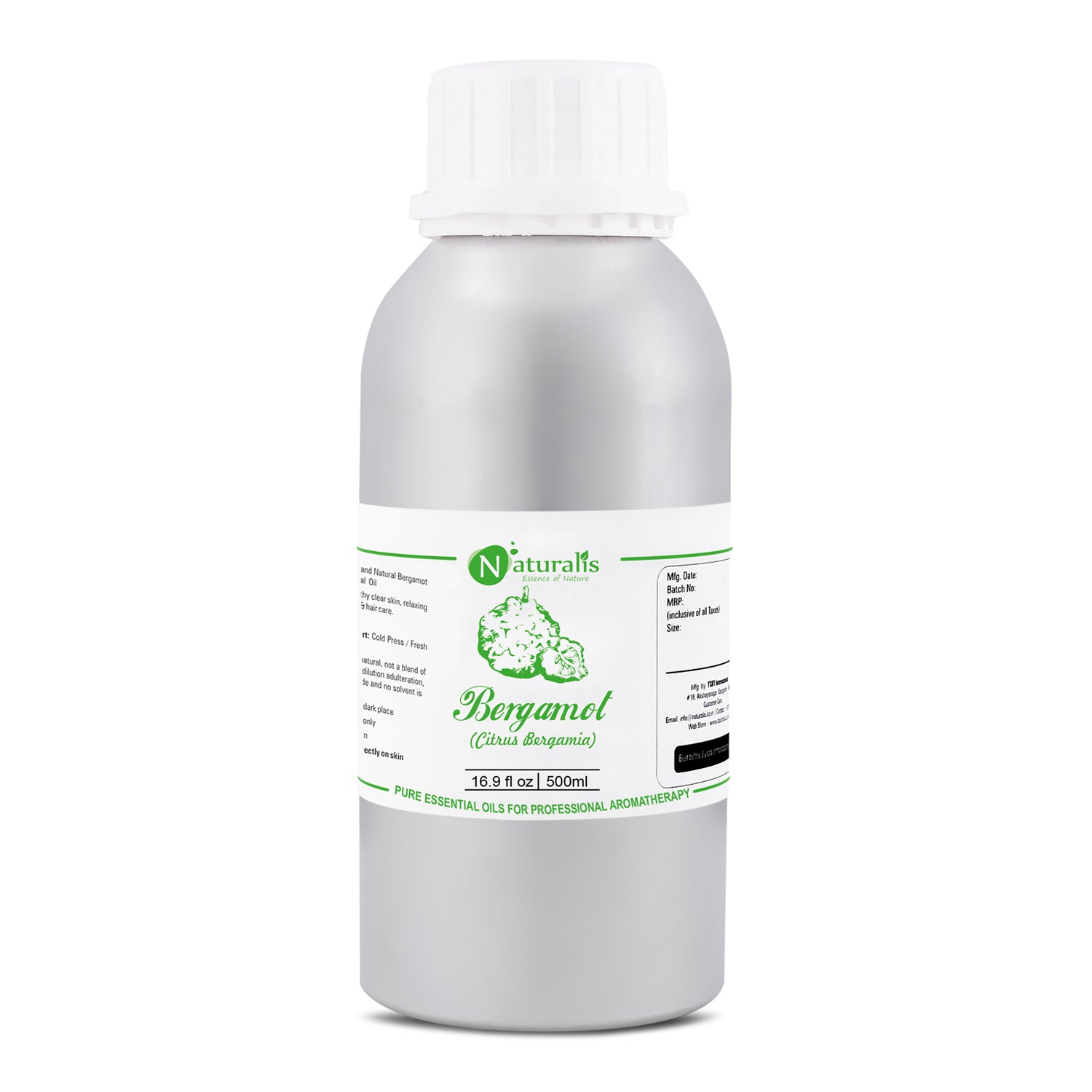 Bergamot Essential Oil by Naturalis - Pure & Natural - Naturalis