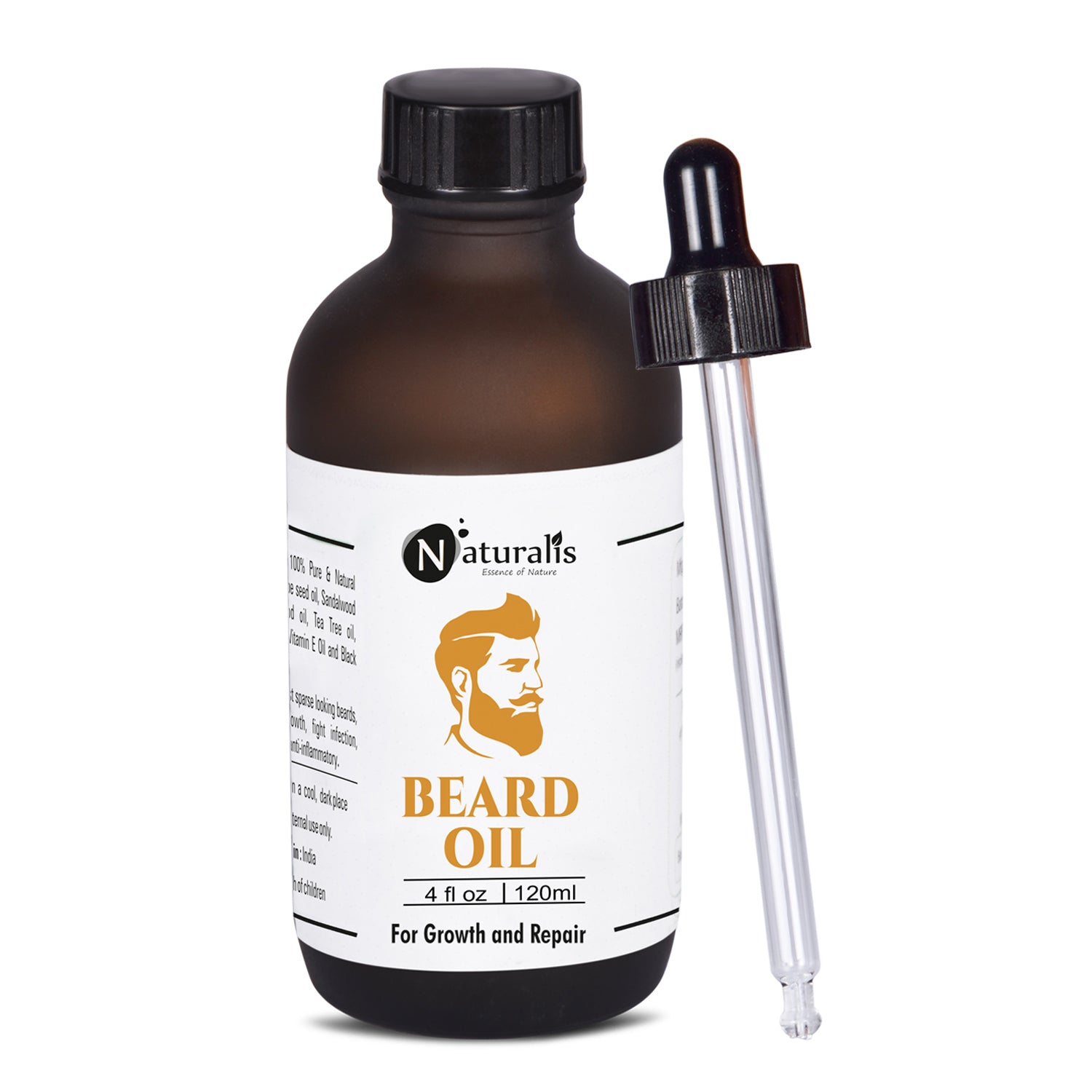 Beard Oil For Hair Growth and Repair by Naturalis - Naturalis