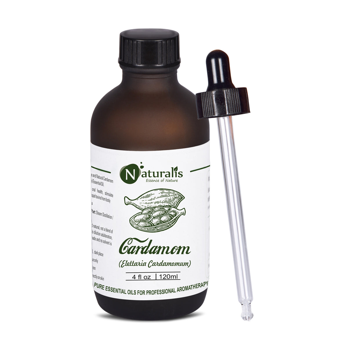 Cardamom essential oil by Naturalis, 100% pure and therapeutic grade — view 13