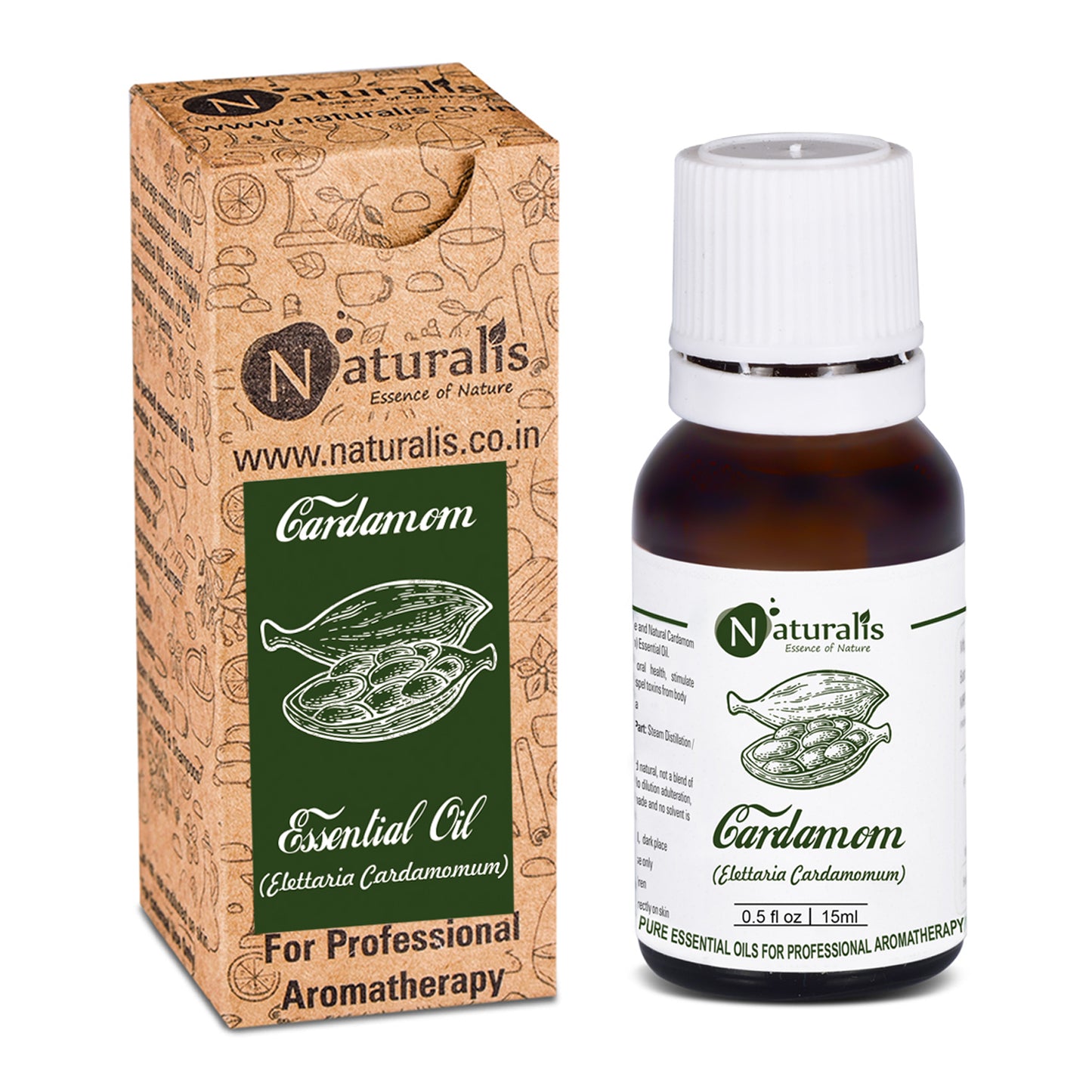 Naturalis Cardamom Essential Oil - Naturalis
