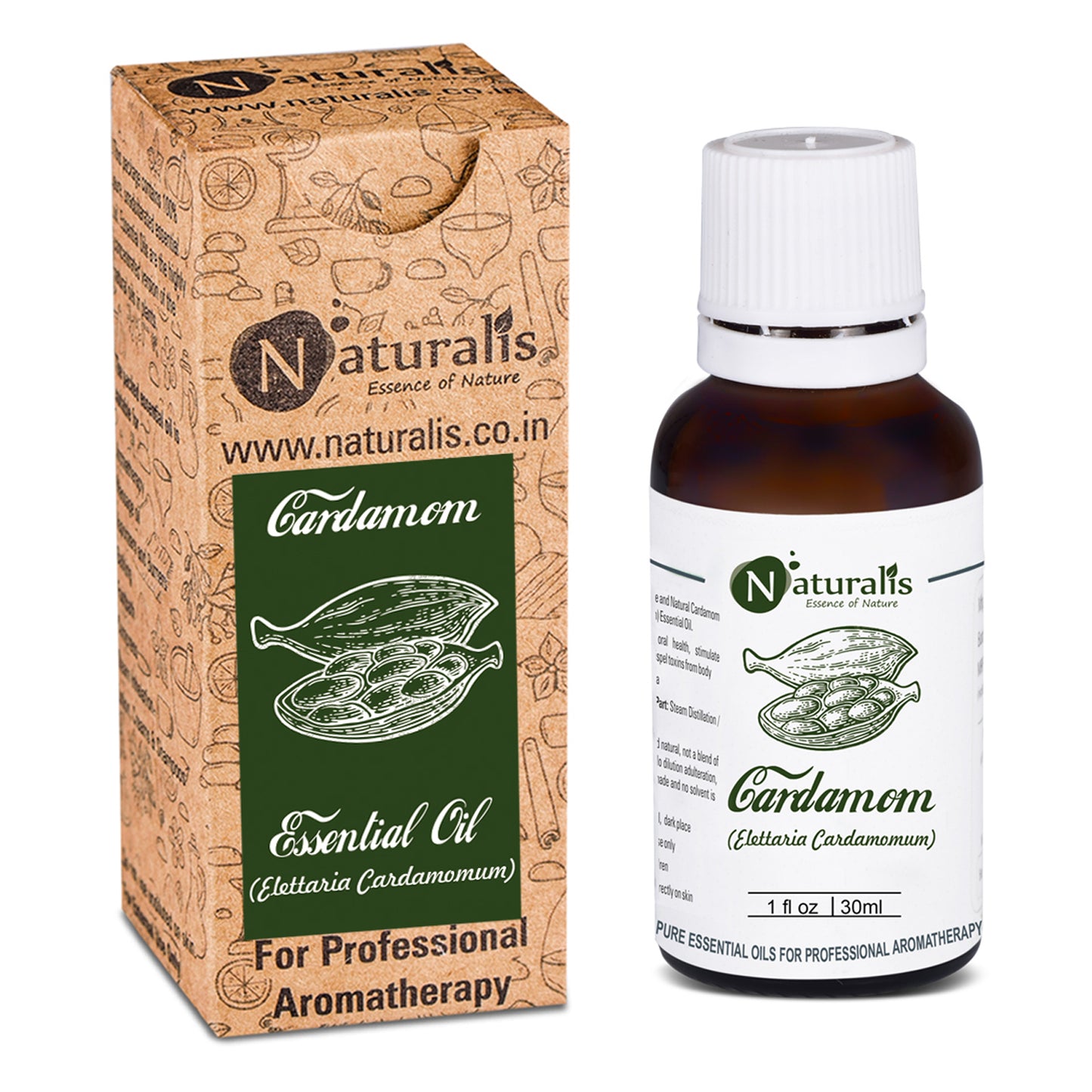 Naturalis Cardamom Essential Oil - Naturalis