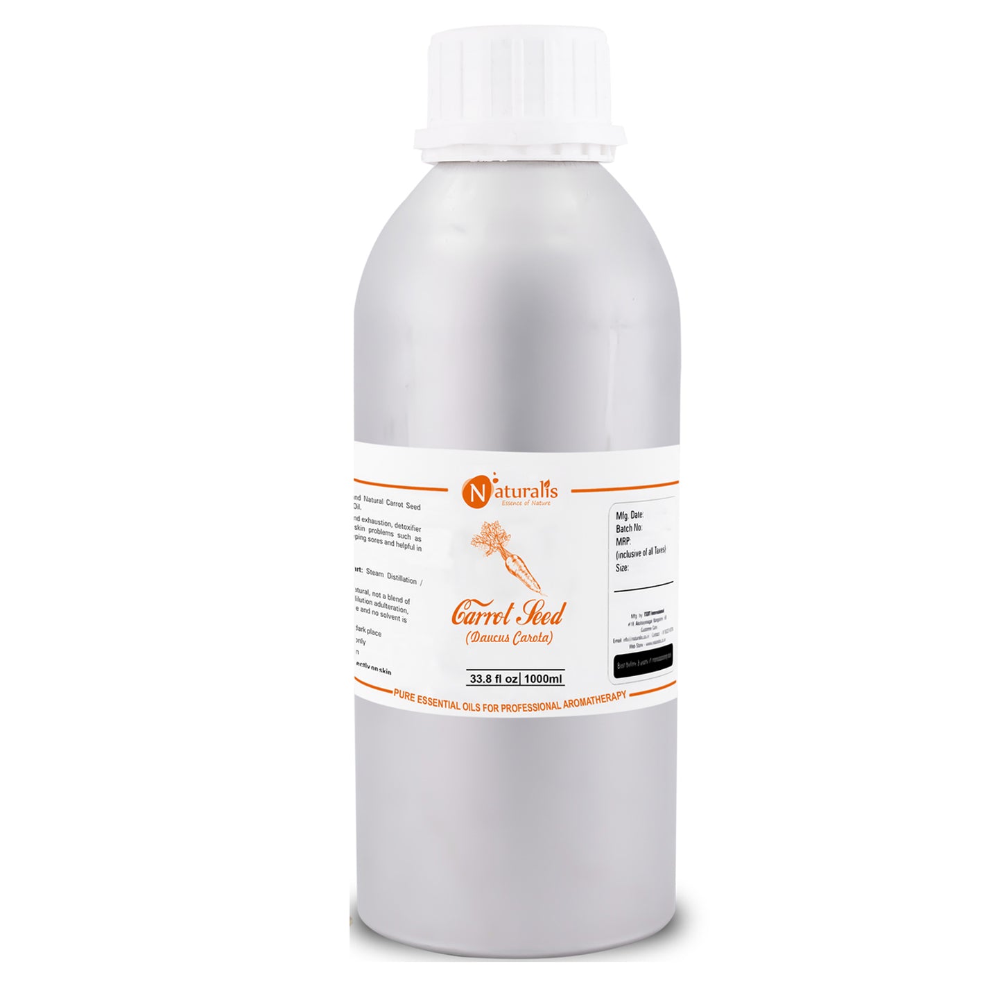Carrot Seed Essential Oil by Naturalis - Pure & Natural - Naturalis