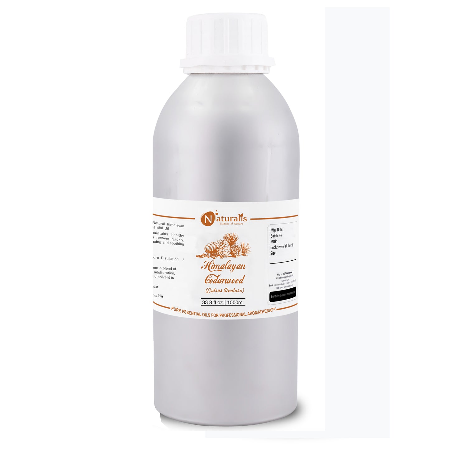 Cedarwood Essential Oil by Naturalis - Pure & Natural - Naturalis