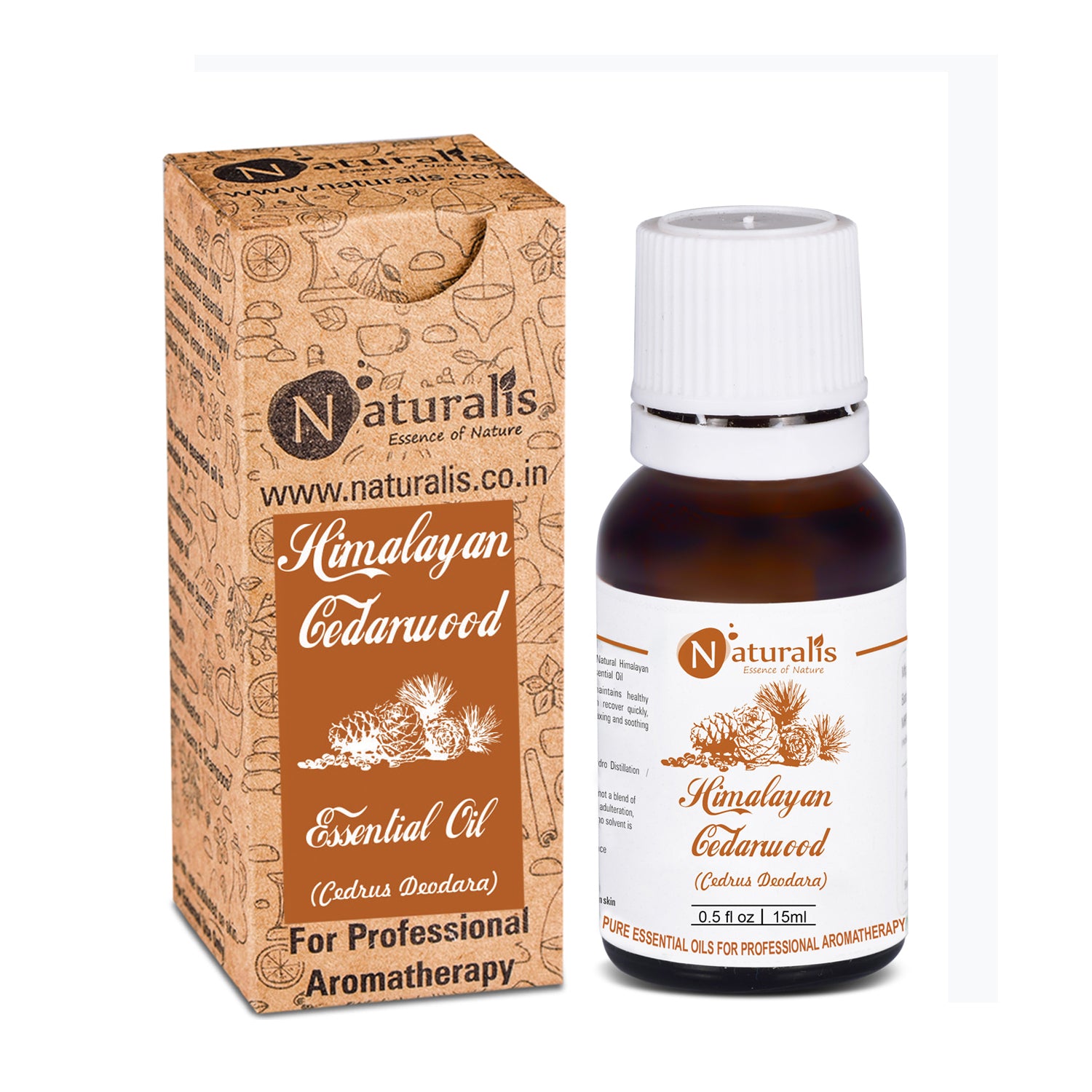 Cedarwood Essential Oil by Naturalis - Pure & Natural - Naturalis