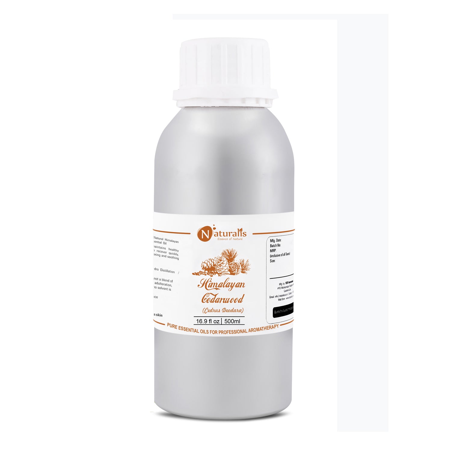 Himalayan Cedarwood Oil by Naturalis - 500ml bottle