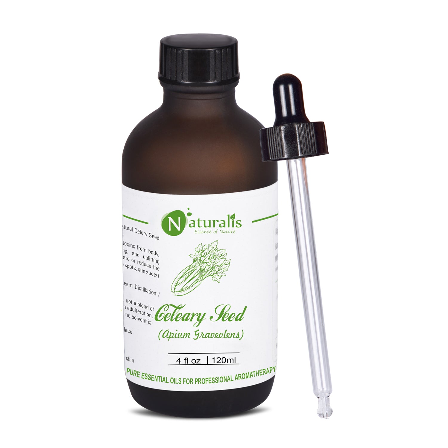 Pure Celery Seed Essential Oil by Naturalis 100ml - Naturalis